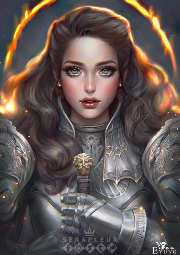 来自菲律宾的插画师绘制的漂亮女性动漫人物！很有个人风格的作品-8.jpg