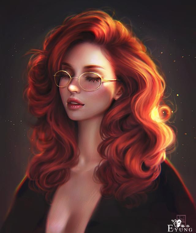 来自菲律宾的插画师绘制的漂亮女性动漫人物！很有个人风格的作品-12.jpg