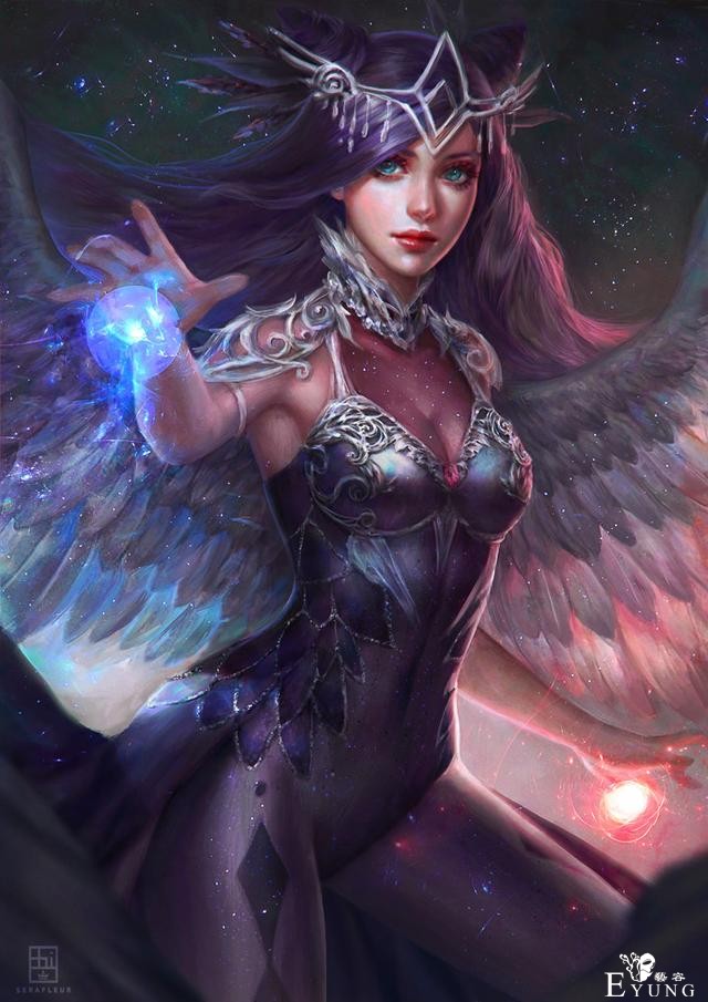 来自菲律宾的插画师绘制的漂亮女性动漫人物！很有个人风格的作品-11.jpg