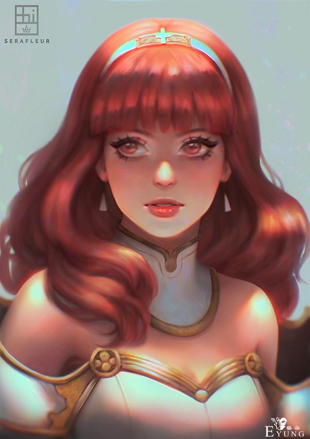 来自菲律宾的插画师绘制的漂亮女性动漫人物！很有个人风格的作品-14.jpg