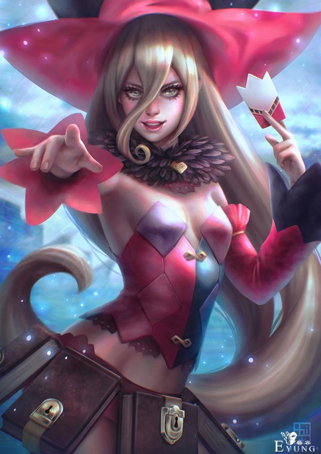 来自菲律宾的插画师绘制的漂亮女性动漫人物！很有个人风格的作品-15.jpg