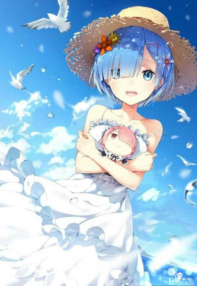 夏天辣么热，是时候来一波二次元泳装少女图了-7.jpg