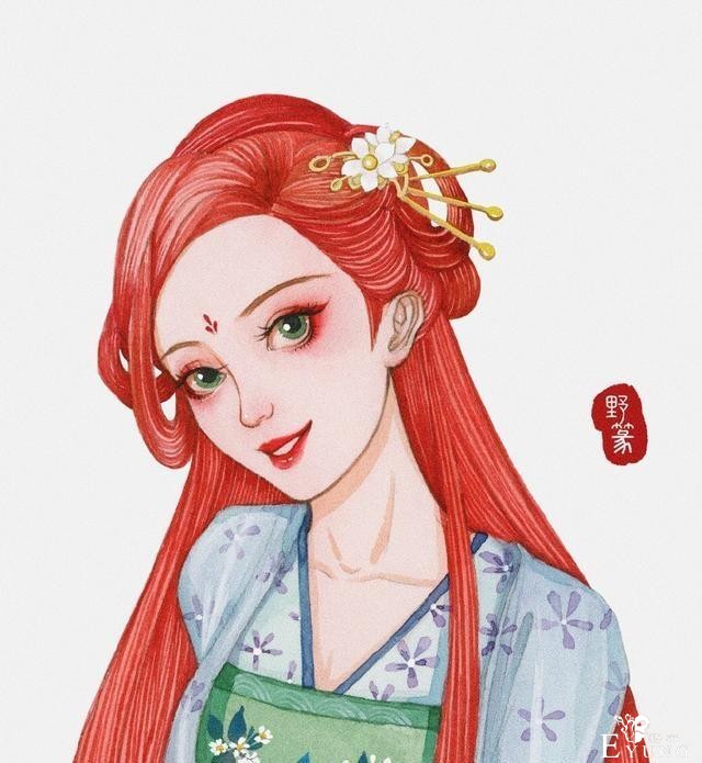 迪士尼公主们不仅换了发型，还穿上了汉服，这份中国风太美了-7.jpg