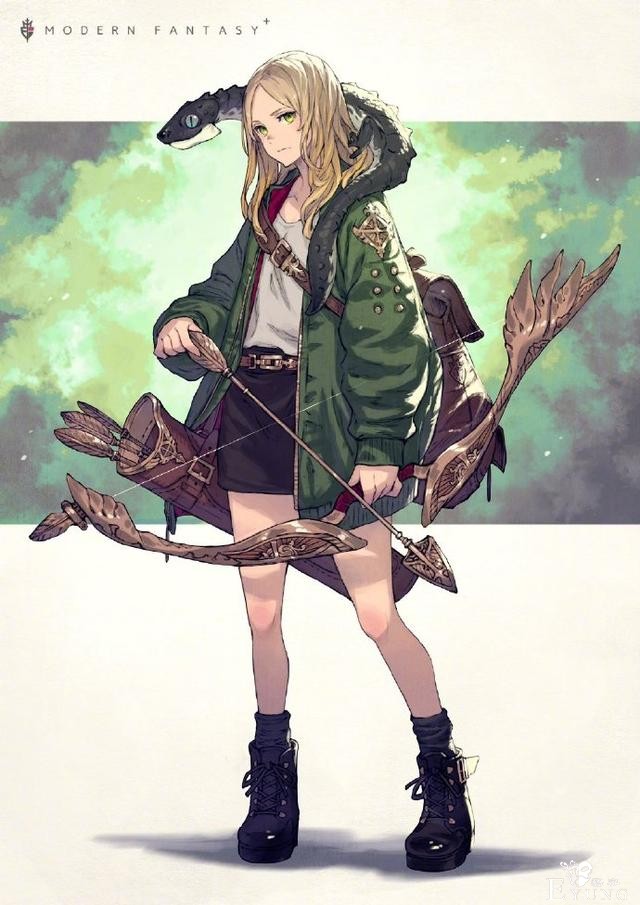 这位画师笔下的JK小姐姐太帅了，一手拿书包，一手拿武器-3.jpg