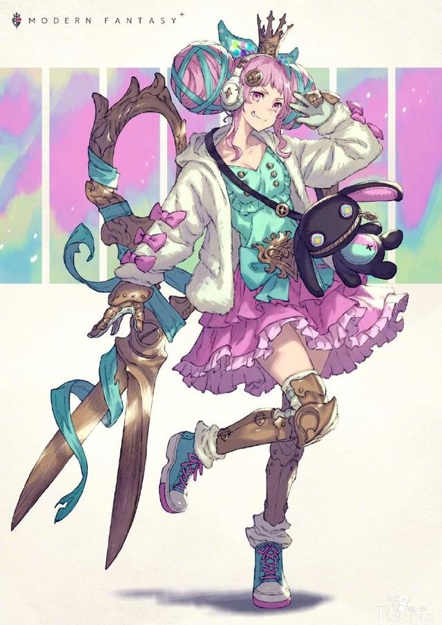 这位画师笔下的JK小姐姐太帅了，一手拿书包，一手拿武器-11.jpg