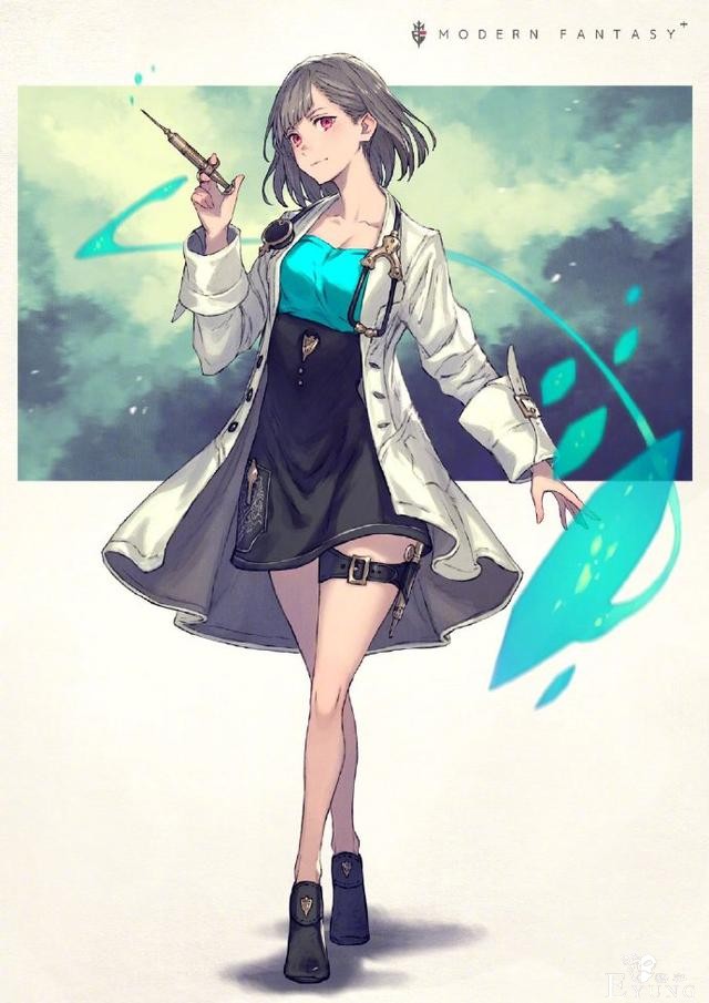 这位画师笔下的JK小姐姐太帅了，一手拿书包，一手拿武器-12.jpg
