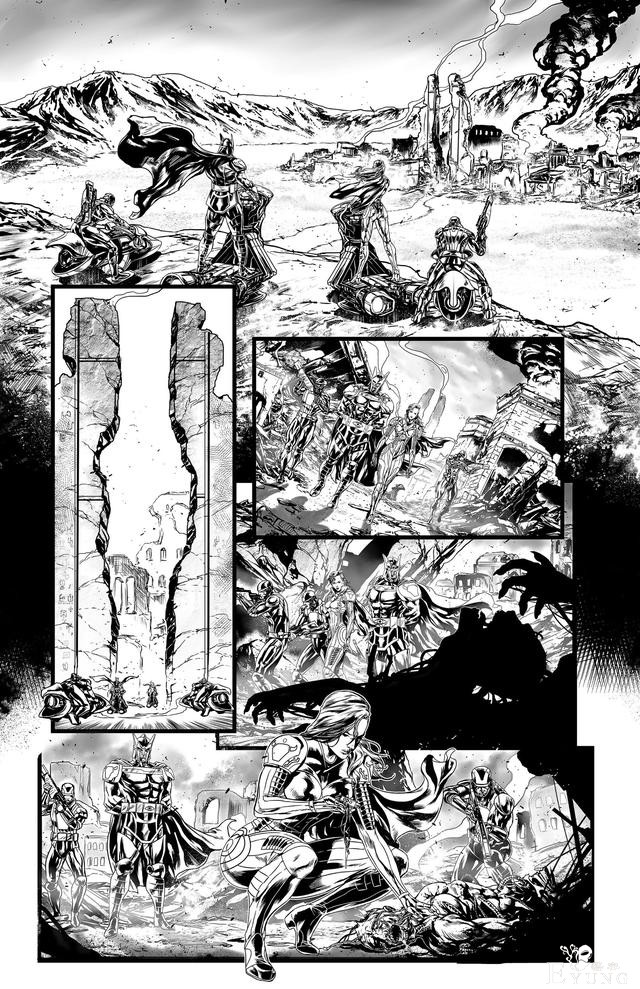 美式漫画线稿看着绝对是享受！黑白线稿有种彩稿无法替代的魅力！-23.jpg