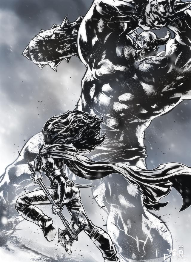 美式漫画线稿看着绝对是享受！黑白线稿有种彩稿无法替代的魅力！-28.jpg