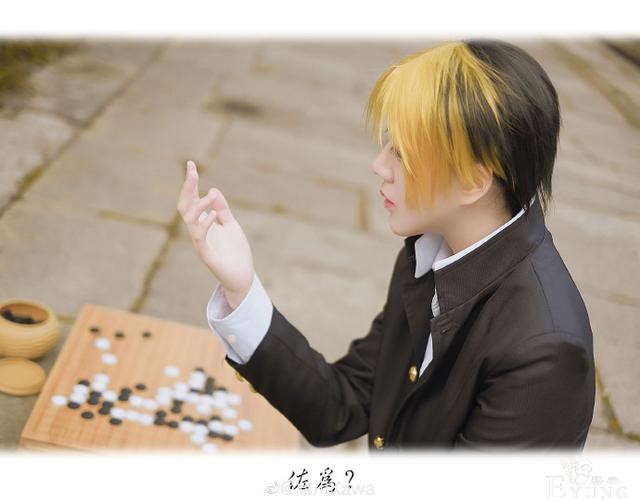 《棋魂》藤原佐为&amp;进藤光cos，落泪的刹那，实在太催泪-4.jpg