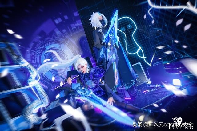 《王者荣耀》花木兰&amp;兰陵王cos，默契交锋，特效时尚帅到不行-3.jpg