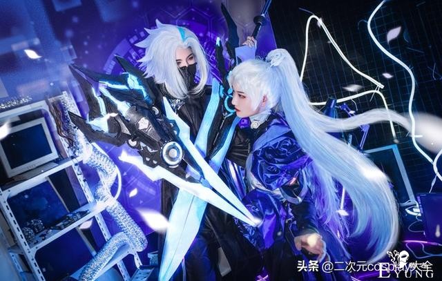 《王者荣耀》花木兰&amp;兰陵王cos，默契交锋，特效时尚帅到不行-4.jpg