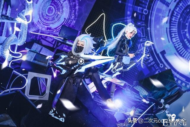 《王者荣耀》花木兰&amp;兰陵王cos，默契交锋，特效时尚帅到不行-2.jpg