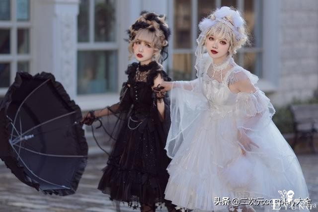 Lolita：黑白花嫁与花，美艳端庄，柔美华丽令人赏心悦目-4.jpg