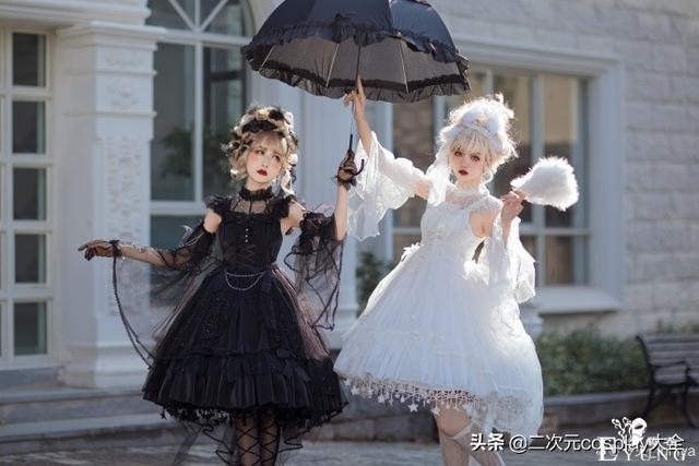 Lolita：黑白花嫁与花，美艳端庄，柔美华丽令人赏心悦目-5.jpg