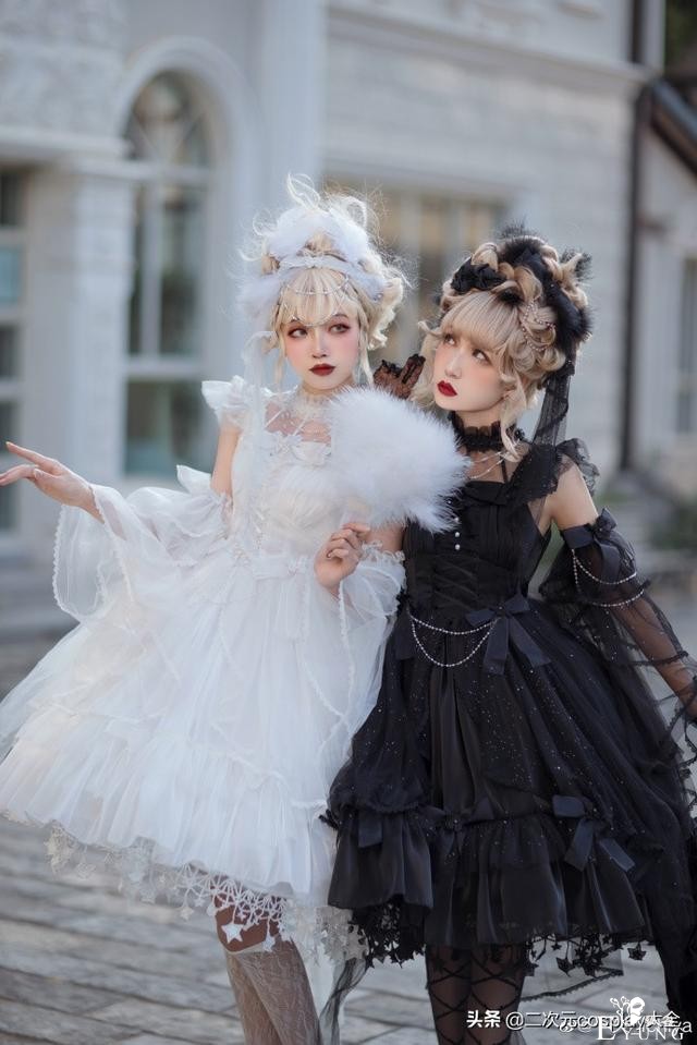 Lolita：黑白花嫁与花，美艳端庄，柔美华丽令人赏心悦目-6.jpg