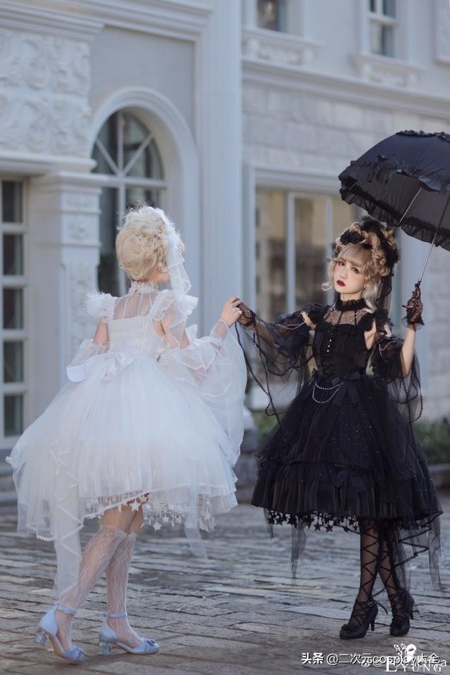 Lolita：黑白花嫁与花，美艳端庄，柔美华丽令人赏心悦目-7.jpg