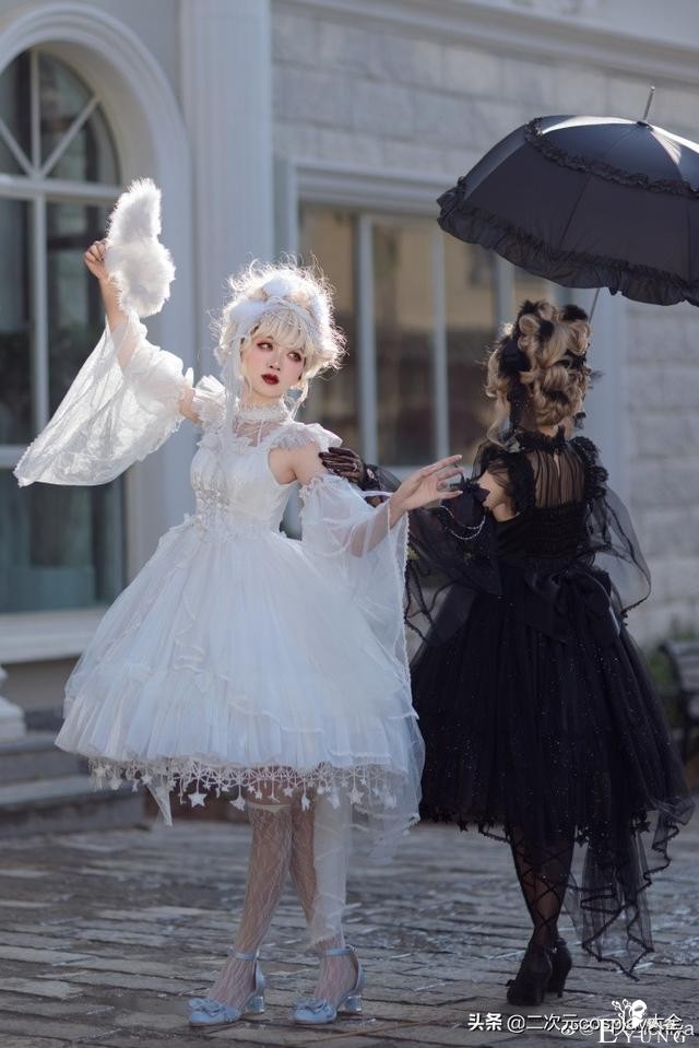 Lolita：黑白花嫁与花，美艳端庄，柔美华丽令人赏心悦目-9.jpg