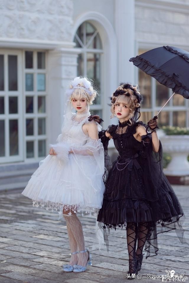 Lolita：黑白花嫁与花，美艳端庄，柔美华丽令人赏心悦目-8.jpg