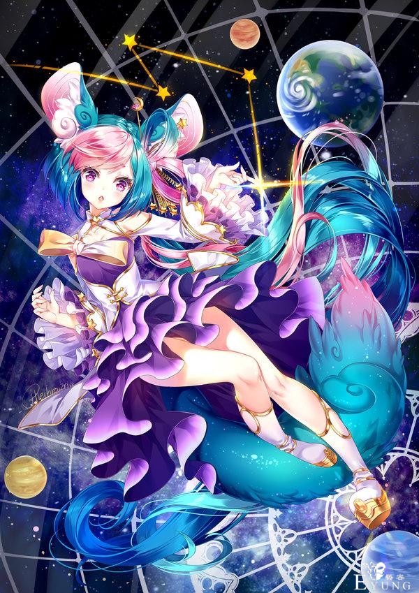 这么可爱的萌妹子插画不看会后悔哦！不仅造型可爱画面还很华丽呢-12.jpg