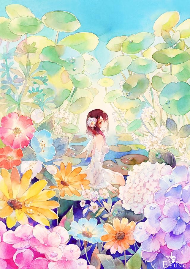 纯手绘上色的超唯美同人插画！这年头坚持纯手绘的插画高手不多了-4.jpg
