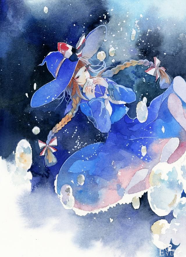 纯手绘上色的超唯美同人插画！这年头坚持纯手绘的插画高手不多了-10.jpg