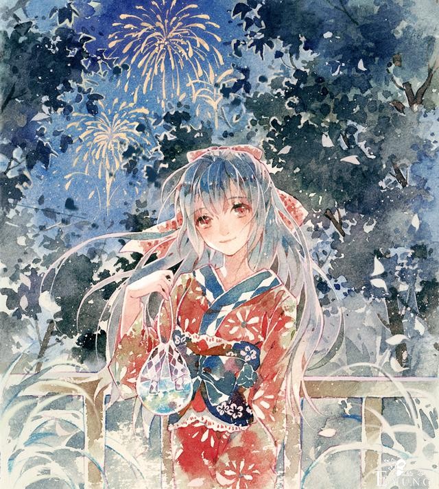 纯手绘上色的超唯美同人插画！这年头坚持纯手绘的插画高手不多了-12.jpg