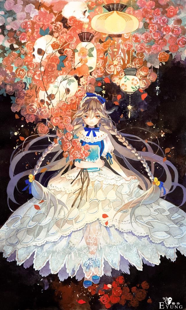 纯手绘上色的超唯美同人插画！这年头坚持纯手绘的插画高手不多了-16.jpg