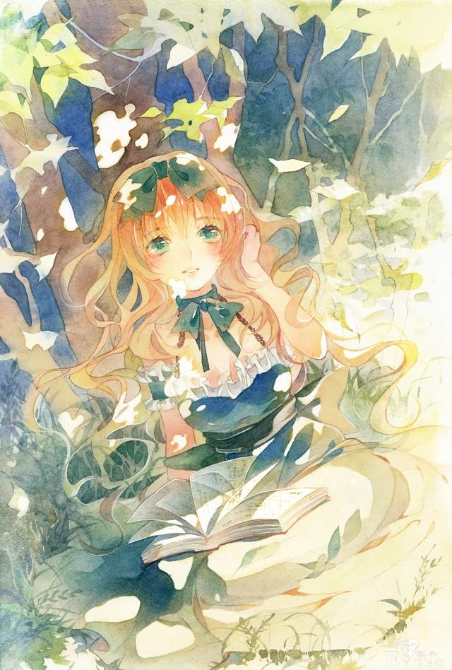 纯手绘上色的超唯美同人插画！这年头坚持纯手绘的插画高手不多了-25.jpg