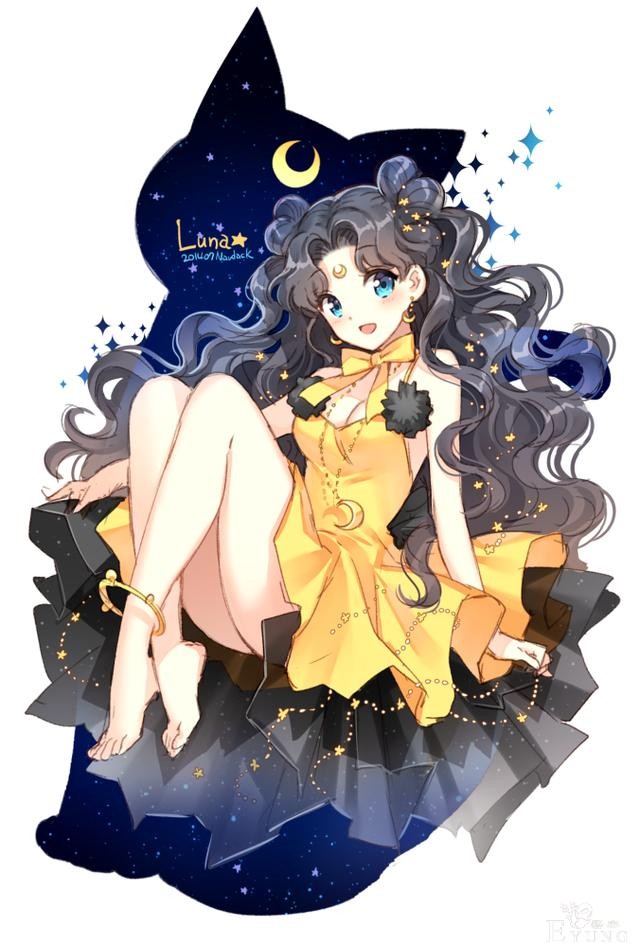 肤白腿长大眼萌！韩国女画师绘制的同人妹子插画简直太可爱了！-12.jpg