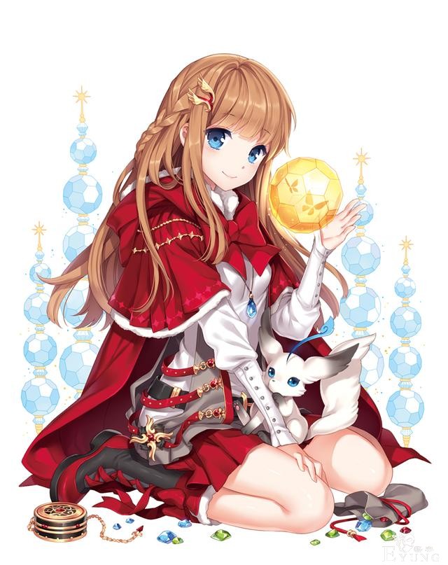 肤白腿长大眼萌！韩国女画师绘制的同人妹子插画简直太可爱了！-19.jpg