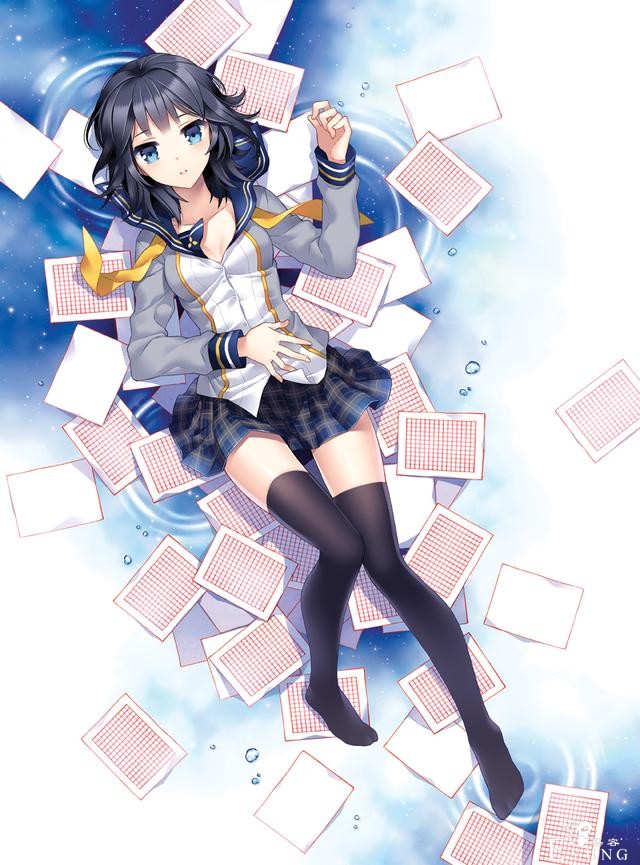肤白腿长大眼萌！韩国女画师绘制的同人妹子插画简直太可爱了！-21.jpg