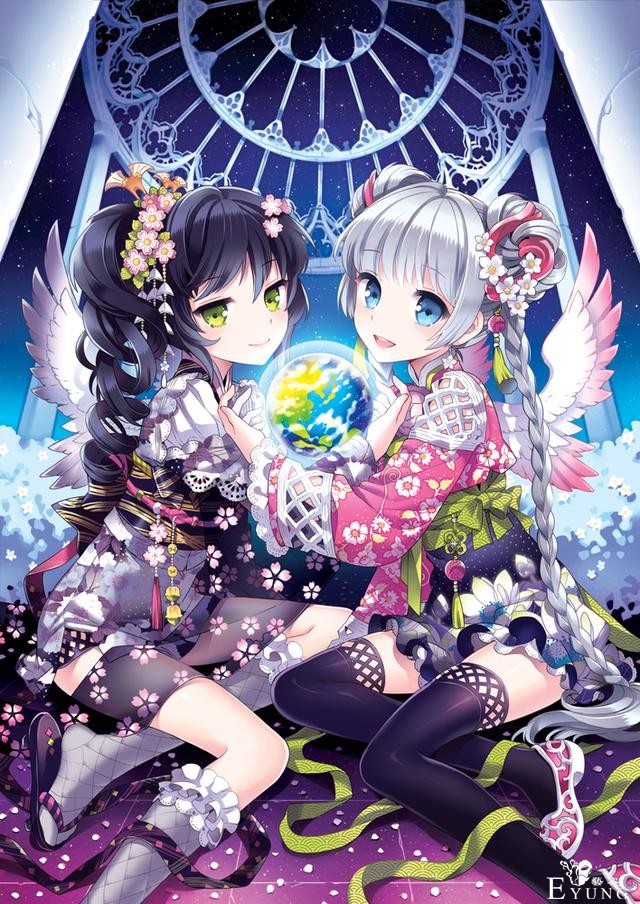 肤白腿长大眼萌！韩国女画师绘制的同人妹子插画简直太可爱了！-22.jpg