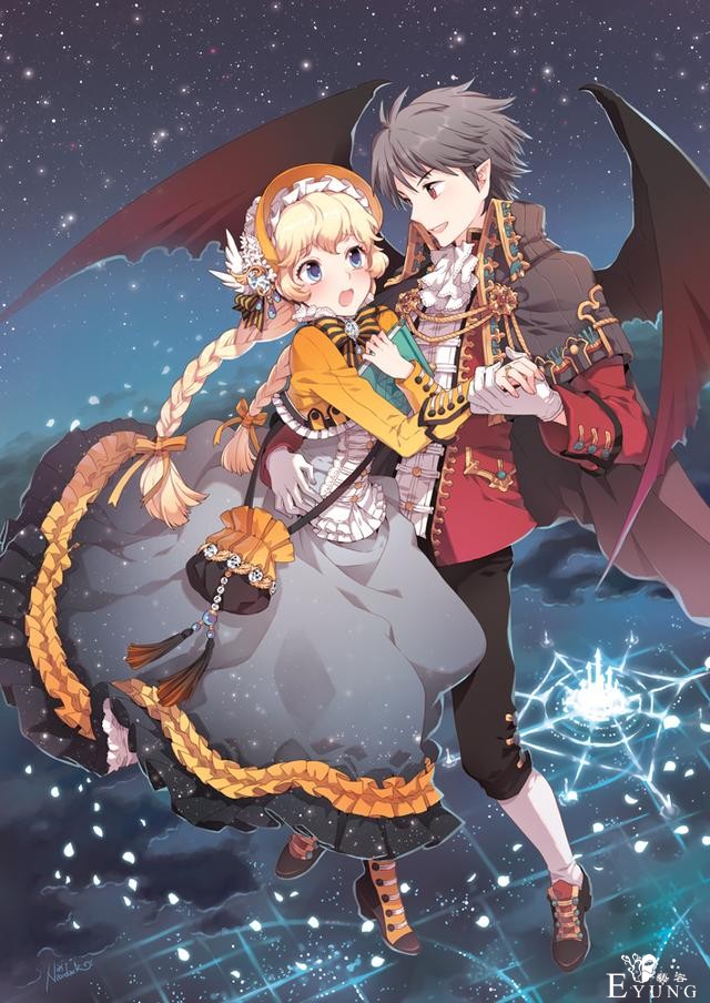 肤白腿长大眼萌！韩国女画师绘制的同人妹子插画简直太可爱了！-29.jpg