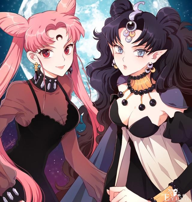 肤白腿长大眼萌！韩国女画师绘制的同人妹子插画简直太可爱了！-30.jpg