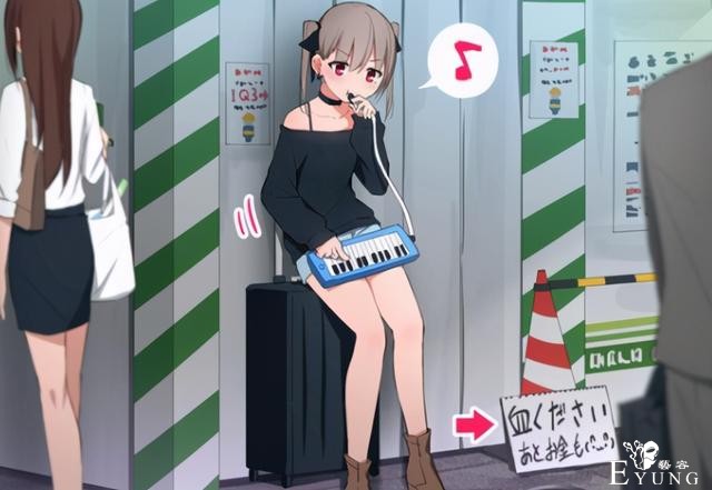 吸血鬼酱太可怜，漫展卖本子没人买，街头卖艺都被抓-4.jpg