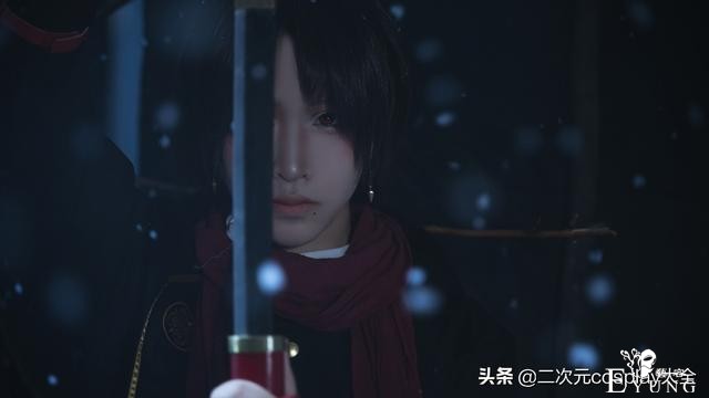 《刀剑乱舞》加州清光cos，雪景与人物融合，竟令我眼里有光-5.jpg