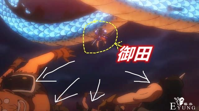 海贼王：御田20年前就会“霸气缠绕”，有谁留意杂兵，瞬间被放倒-3.jpg