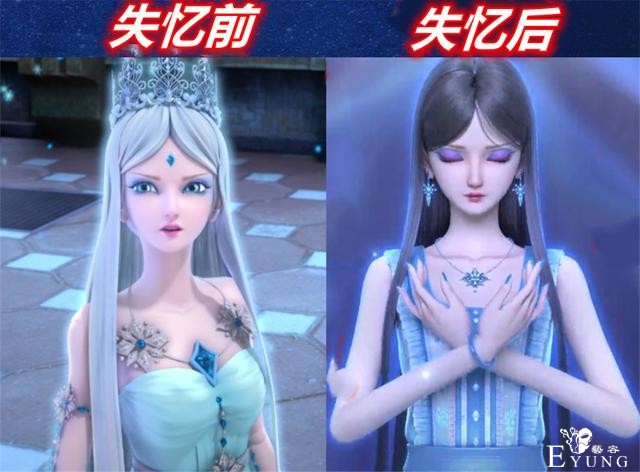 叶罗丽仙子失忆前后变化大，冰公主染发变人类，而她失忆后变丑了-2.jpg