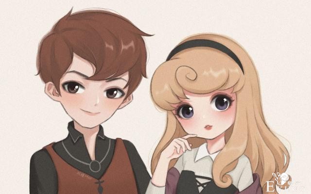 迪士尼公主拍情侣照，每一对都好般配，艾莎安娜只有姐妹同框了-9.jpg