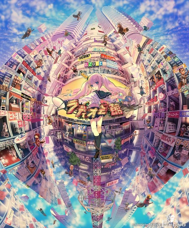 简直给这个画师的耐心跪了，绘师JH科学笔下的无重力世界-1.jpg