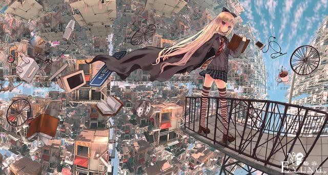 简直给这个画师的耐心跪了，绘师JH科学笔下的无重力世界-12.jpg