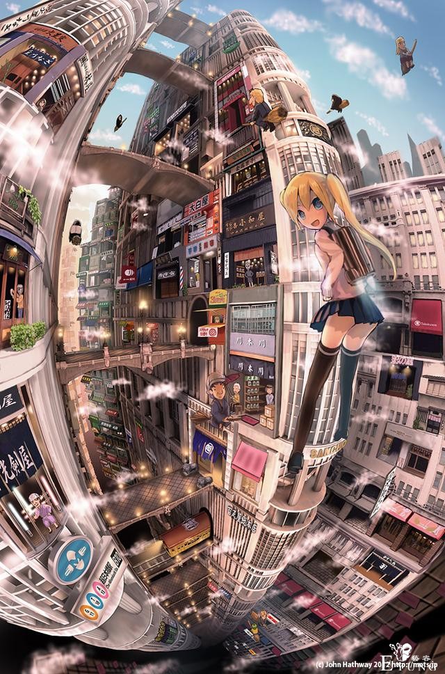 简直给这个画师的耐心跪了，绘师JH科学笔下的无重力世界-22.jpg