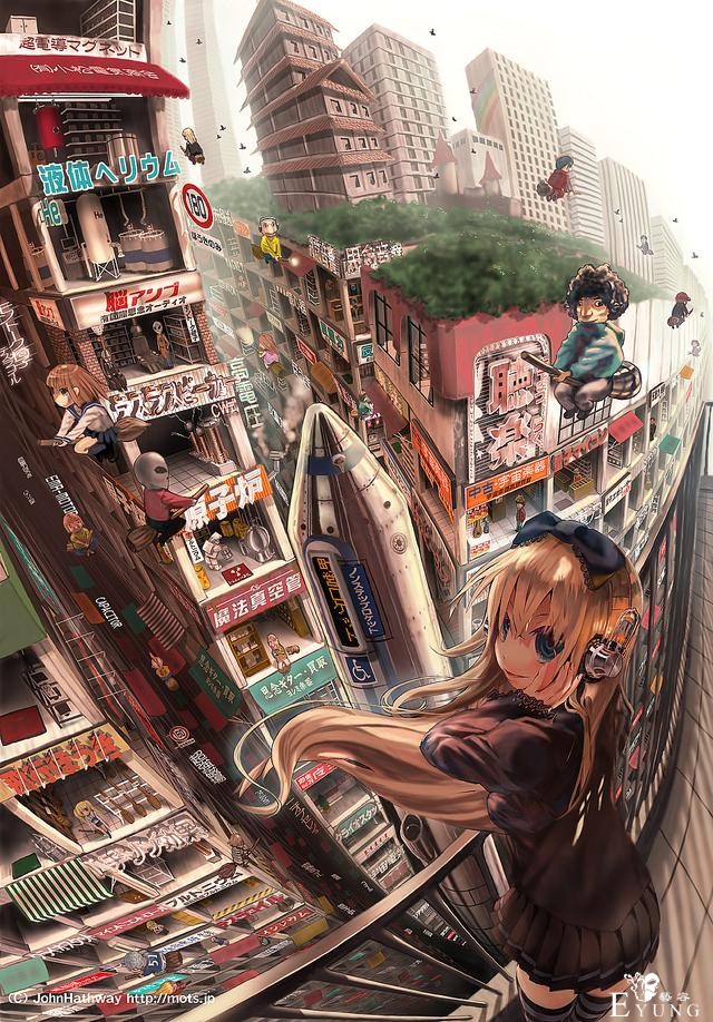 简直给这个画师的耐心跪了，绘师JH科学笔下的无重力世界-34.jpg