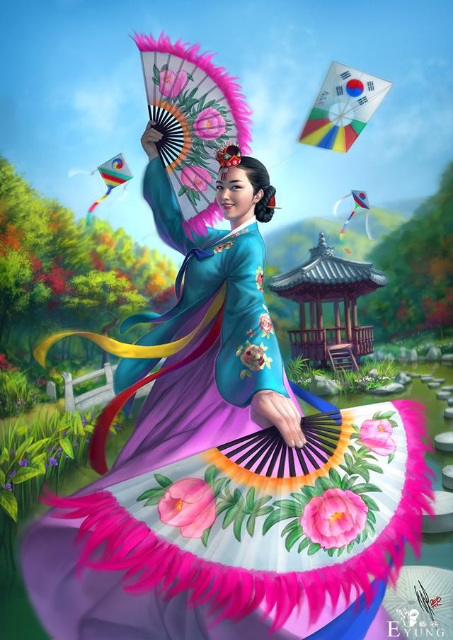 这个哈莉和神奇女侠画的莫名有点萌！南非画师笔下阳光的美女形象-7.jpg
