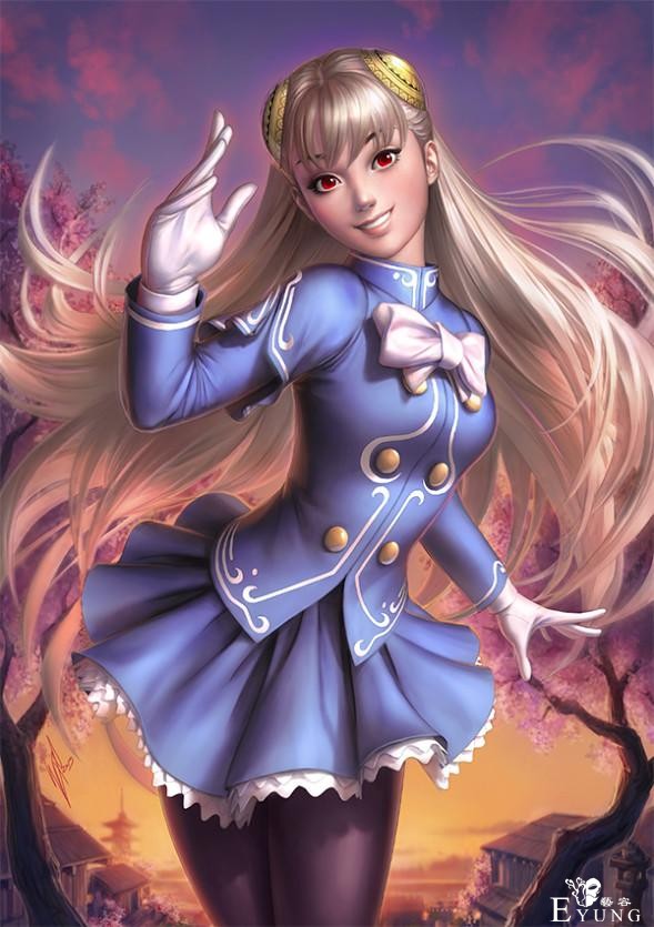 这个哈莉和神奇女侠画的莫名有点萌！南非画师笔下阳光的美女形象-12.jpg