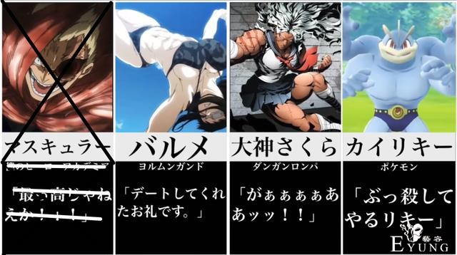 五张图看19位ACG肌肉男女：三笠人美腹肌多，他撞脸十冷哪吒-6.jpg