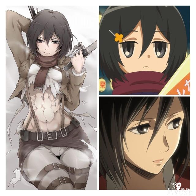 五张图看19位ACG肌肉男女：三笠人美腹肌多，他撞脸十冷哪吒-3.jpg