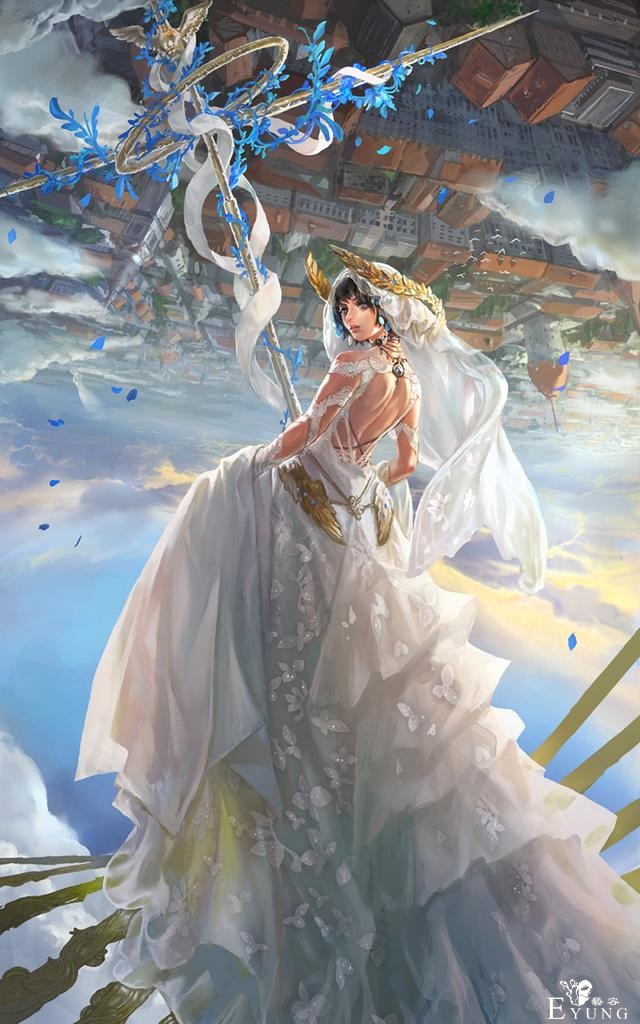一组韩国画师绘制的漂亮的同人插画图！女性角色的设定相当可爱！-8.jpg