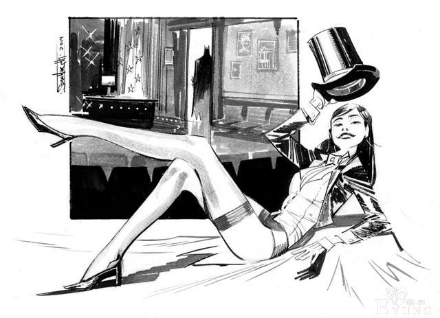 漫画最见功力的绝对是黑白线稿！美国漫画家墨菲的线稿实在太潇洒-12.jpg