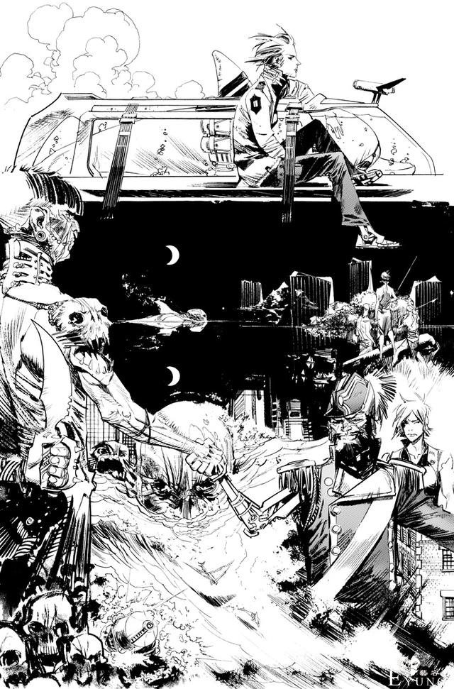 漫画最见功力的绝对是黑白线稿！美国漫画家墨菲的线稿实在太潇洒-14.jpg